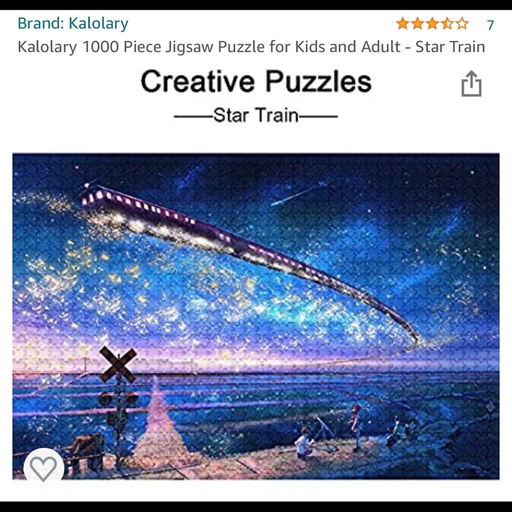 COPY - Star train 1000 pieces puzzle